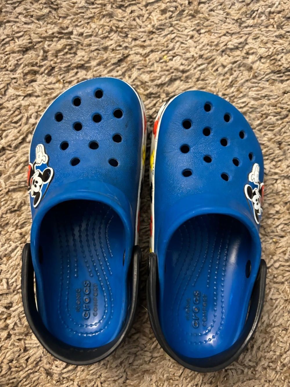 Disney CROCS Kids Blue Mickey Mouse 10T